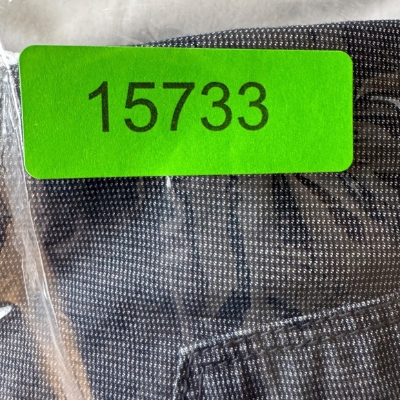 Perry Ellis Men's Flat Front Chino Casual Dress Pant Blue-Gray Trouser 34x32 - Picture 14 of 14